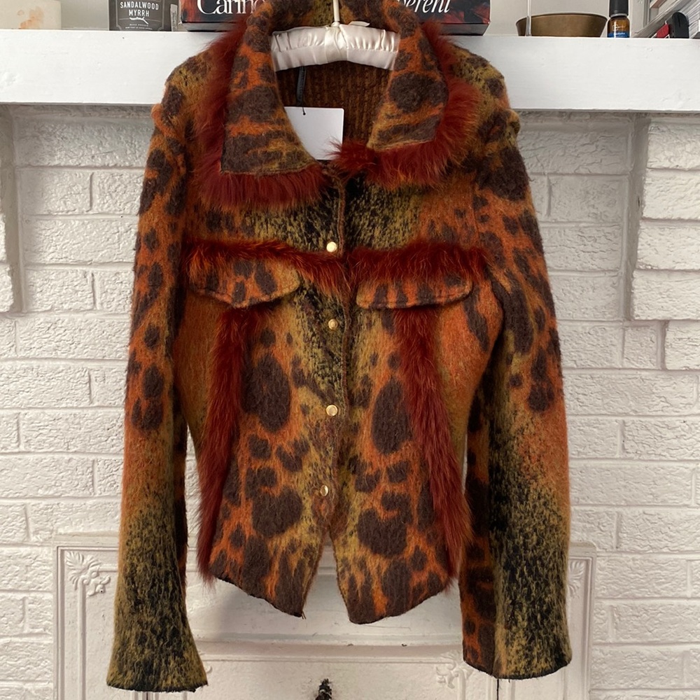 Roberto Cavalli Wool Mohair Sweater